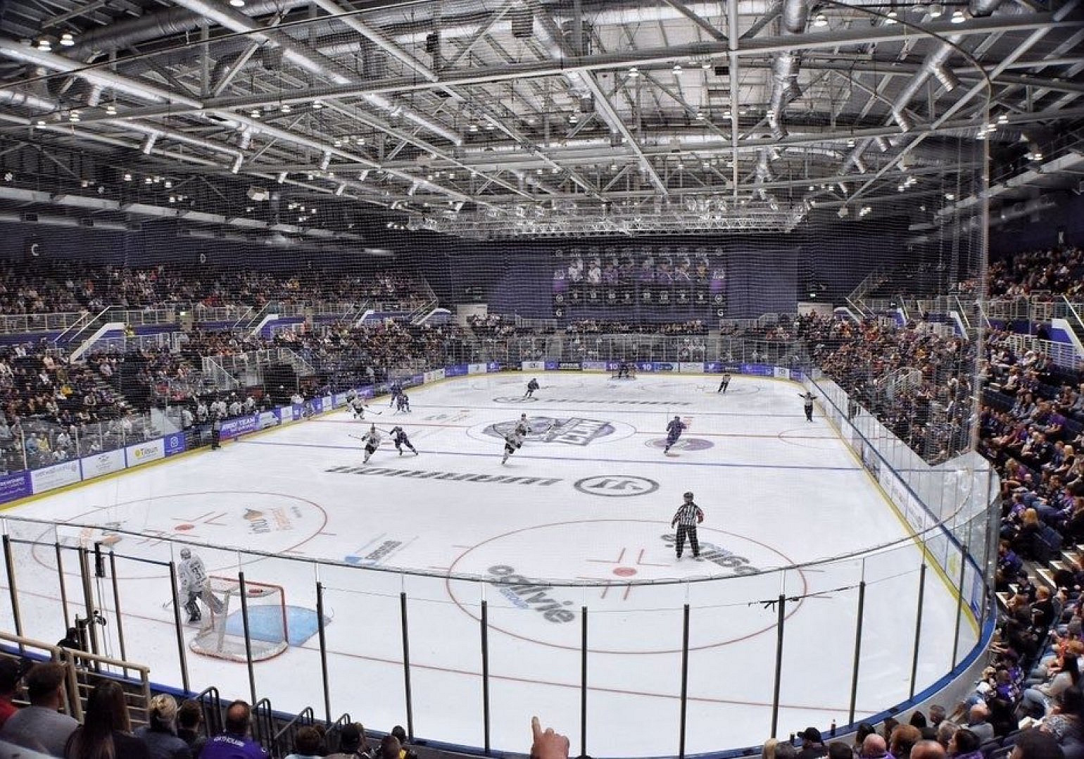 Braehead arena, home of the Glasgow Clan ice hockey team.